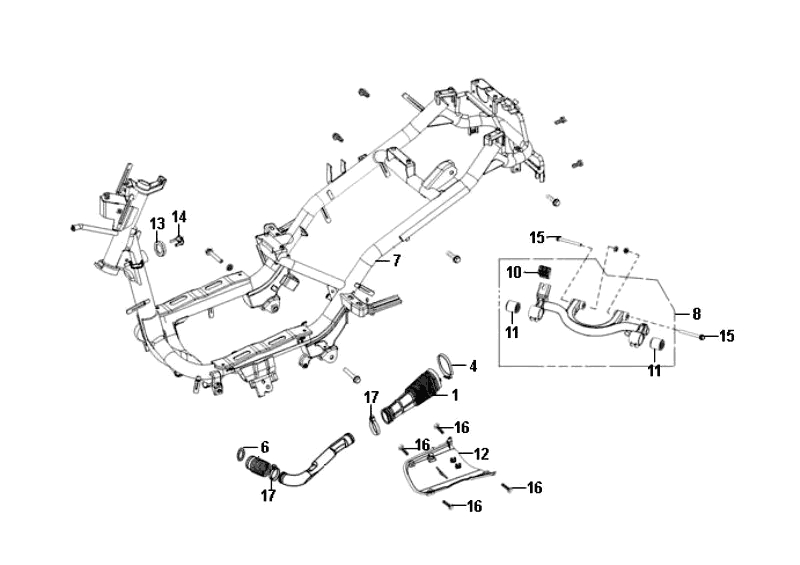 35.FRAME BODY ENGINE HANGER