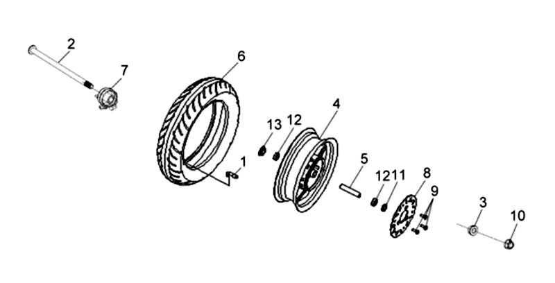 20.FR. WHEEL ASSY