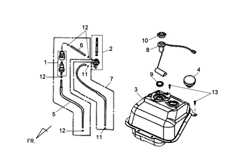 23.FUEL TANK ASSY