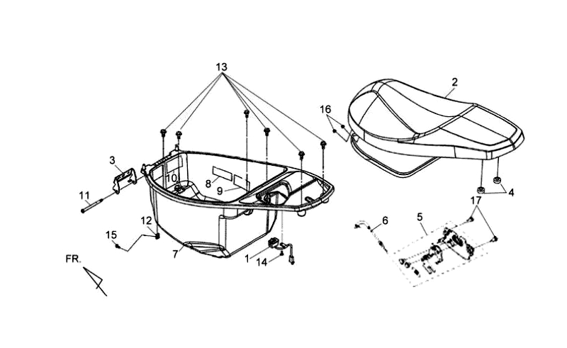 22.LUGGAGE BOX ASSY