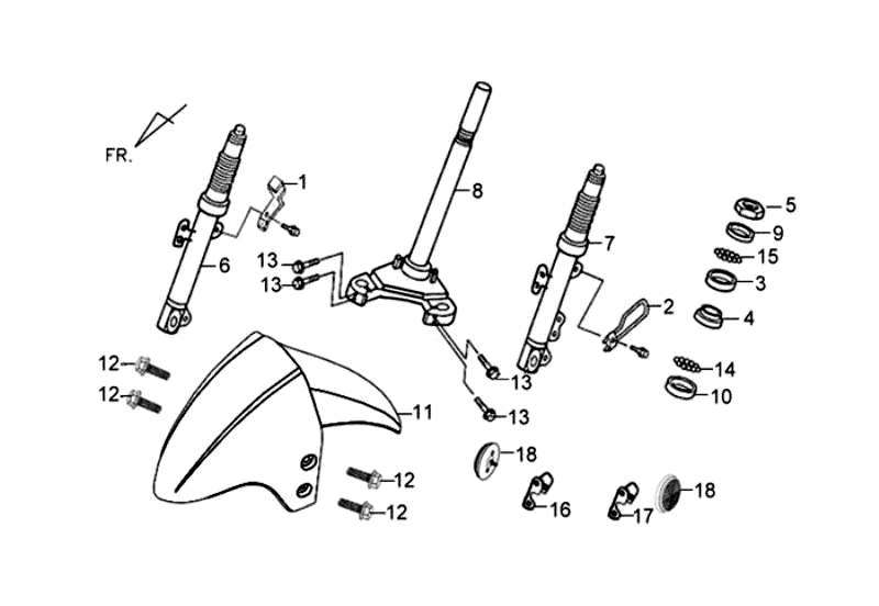 19.FR. FORK SET