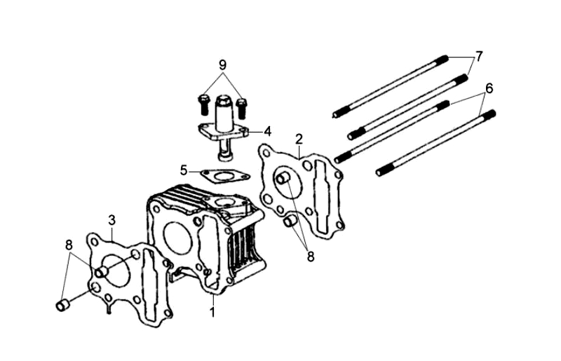 6.R. CRANK CASE COVER