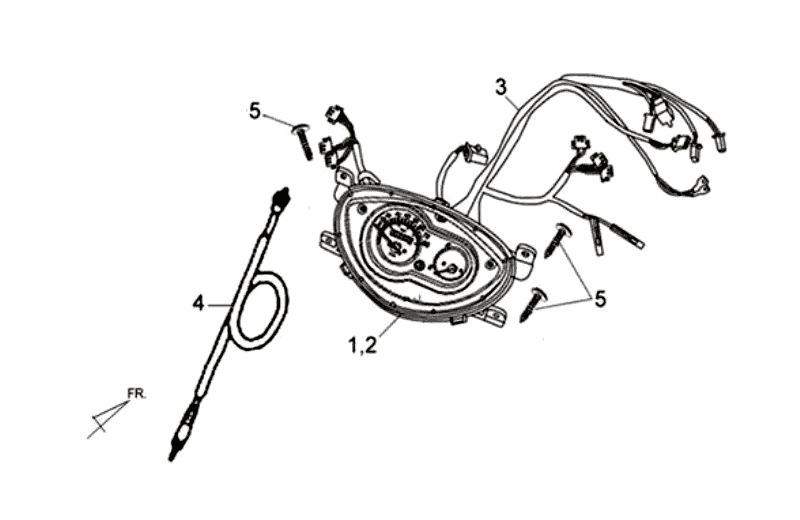 16.SPEEDOMETER ASSY