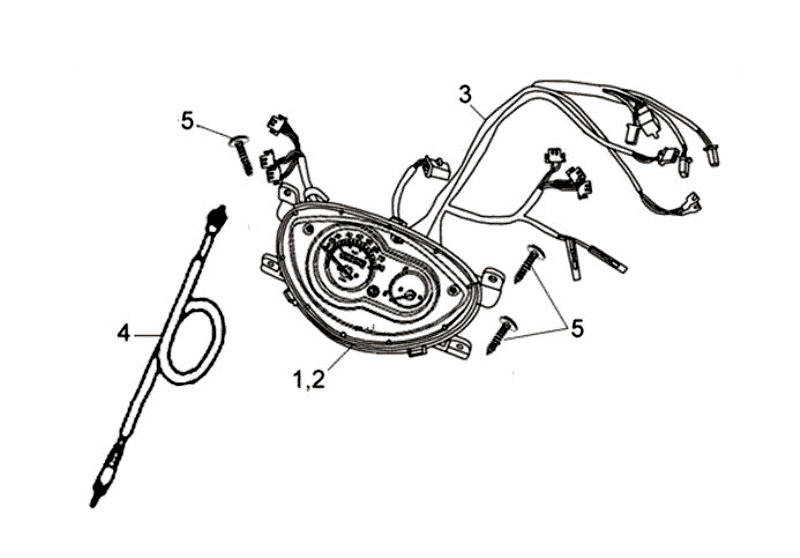 16.SPEEDOMETER ASSY