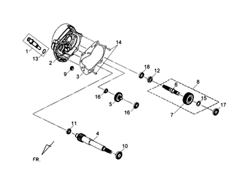 7.MISSION CASE - DRIVE SHAFT