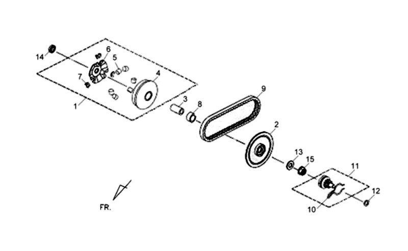 5.MOVABLE DRIVE FACE ASSY