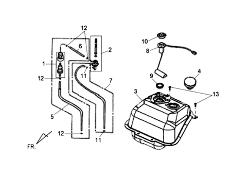 23.FUEL TANK ASSY