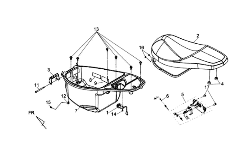 22.LUGGAGE BOX ASSY