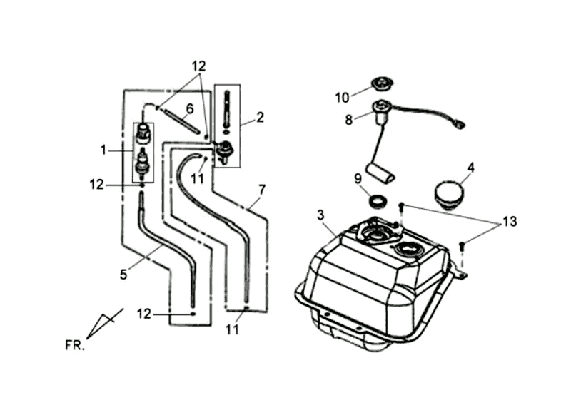 21.FUEL TANK ASSY