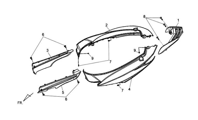 16.BODY COVER ASSY 16.BODY COVER ASSY