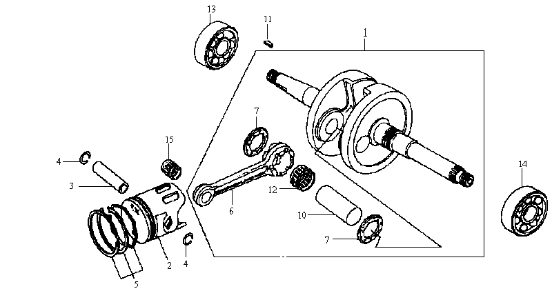 10.CRANKSHAFT - PISTON