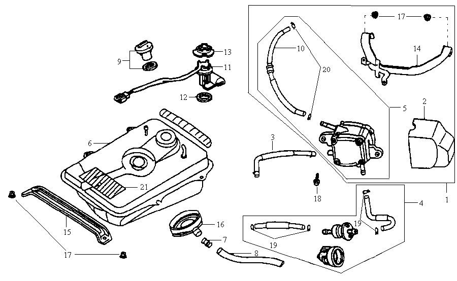 22.FUEL TANK - FLOOR PLATE