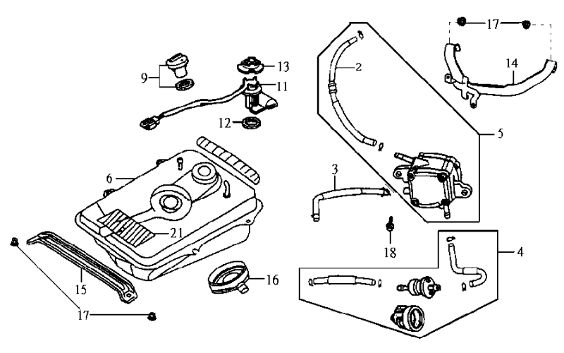 22.FUEL TANK - FLOOR PLATE