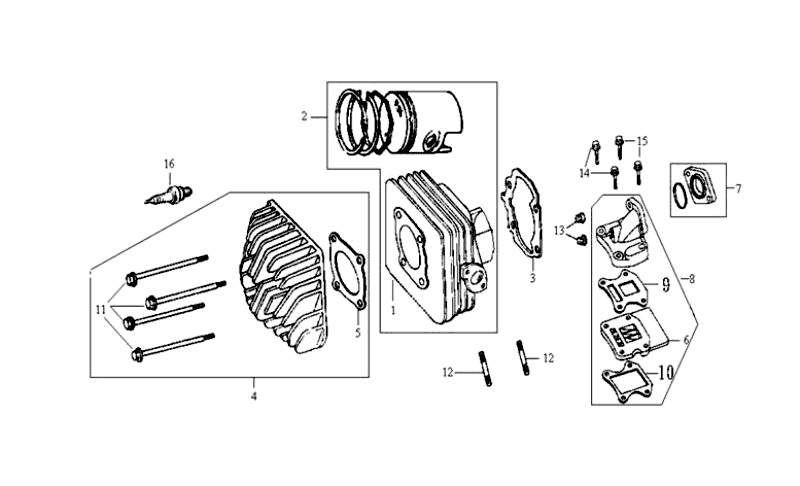 2.CYLINDER. CYLINDER HEAD