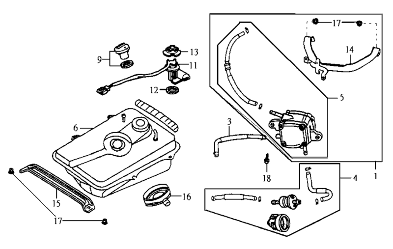 22.FUEL TANK - FLOOR PLATE