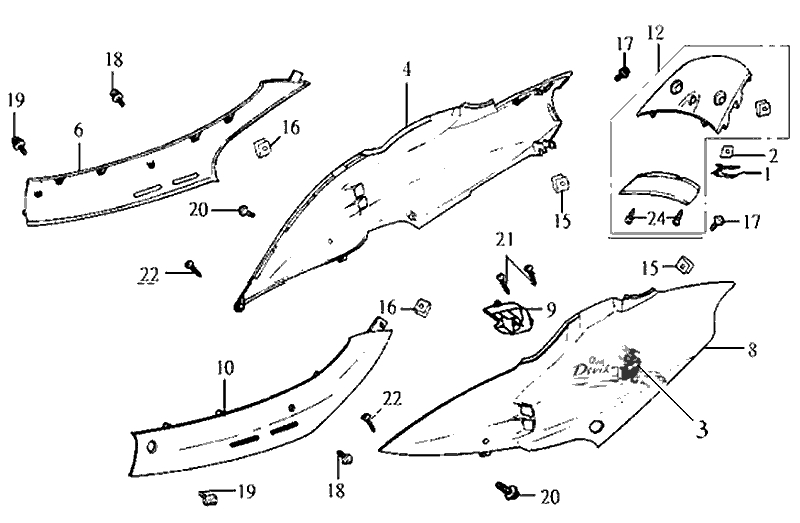 24.BODY COVER - SIDE COVER 24.BODY COVER - SIDE COVER