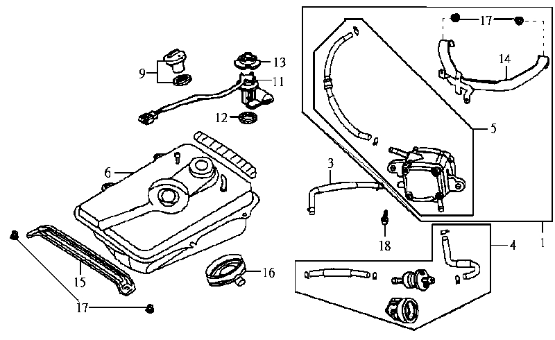 22.FUEL TANK - FLOOR PLATE