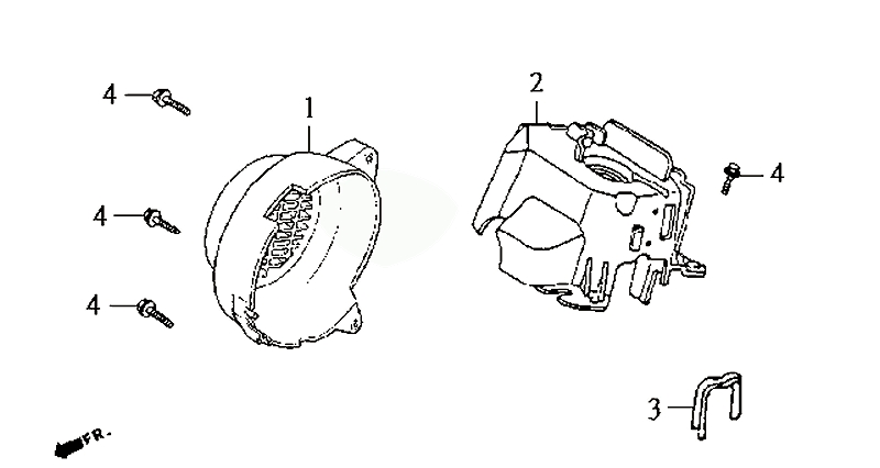 1.FAN COVER, SHROUD