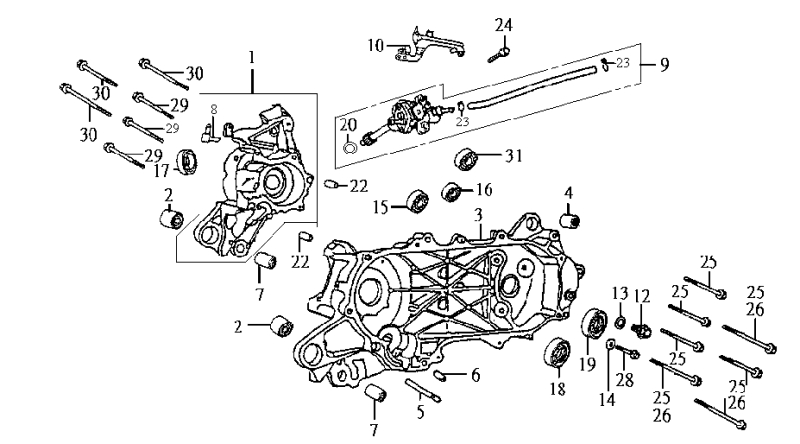 9.CRANK CASE