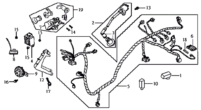 31.WIRE HARNESS, IGNITION COIL