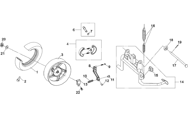 20.RR. WHEEL ASSY