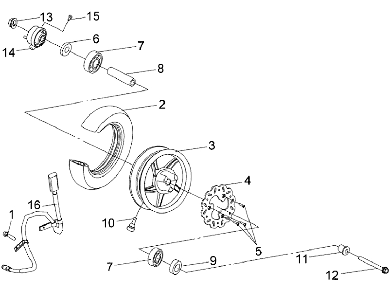 16.FR. WHEEL ASSY