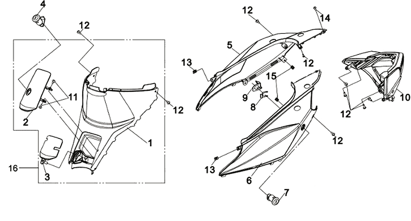 23.BODY COVER - CENTER COVER