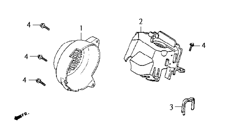 1.FAN COVER, SHROUD