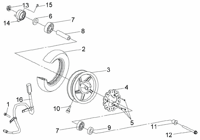 16.FRONT WHEEL ASSY