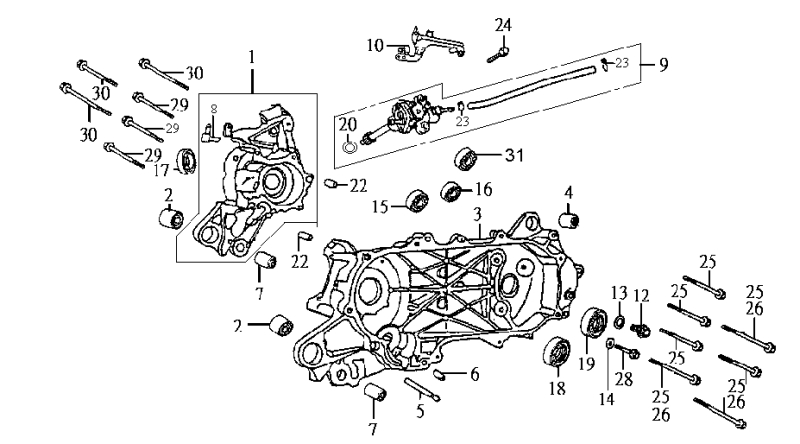 9.CRANK CASE