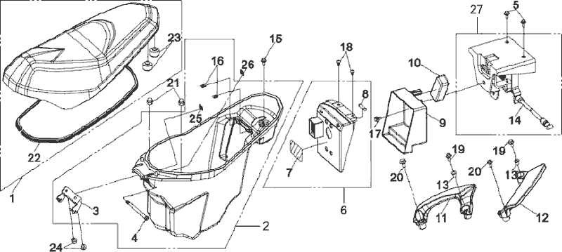 22.LUGGAGE BOX ASSY