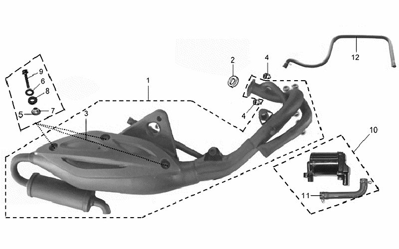28-1.EXHAUST MUFFLER ASSY