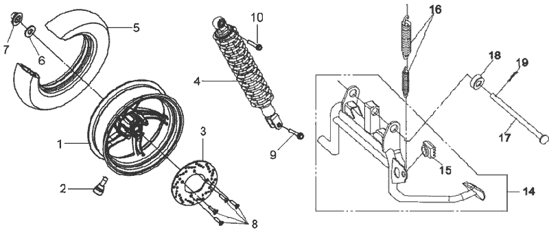 20.REAR TIRE SET