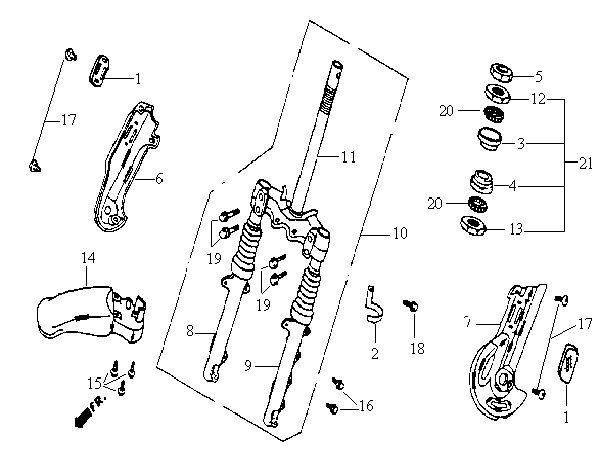 16.FRONT FORK