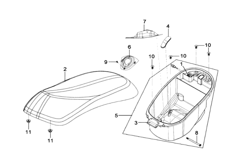 26.DOUBLE SEAT-LUGGAGE BOX