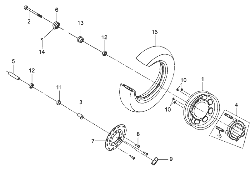 24.FR WHEEL ASSY