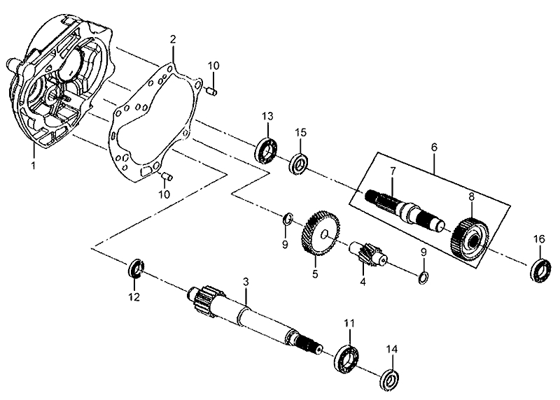 11.MISSION CASE - DRIVE SHAFT