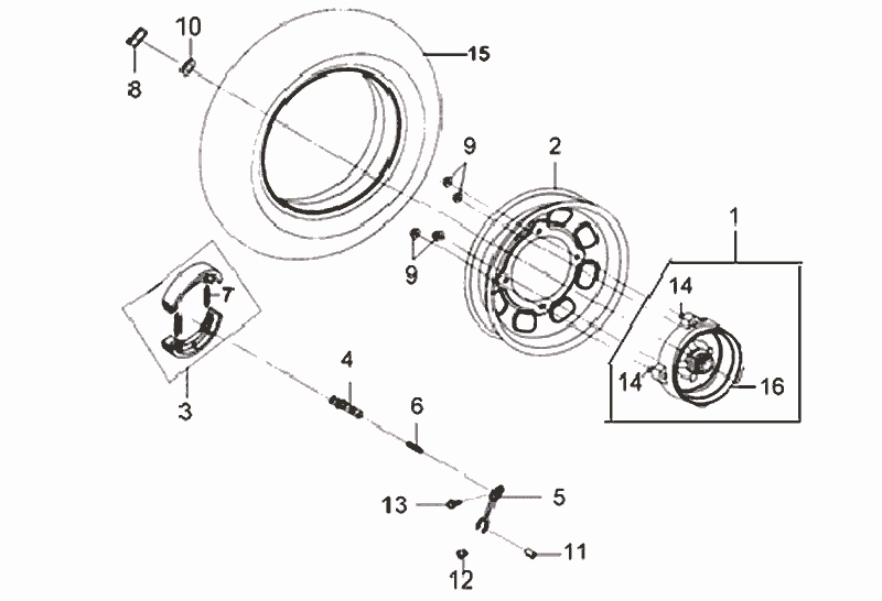 25.RR. WHEEL ASSY