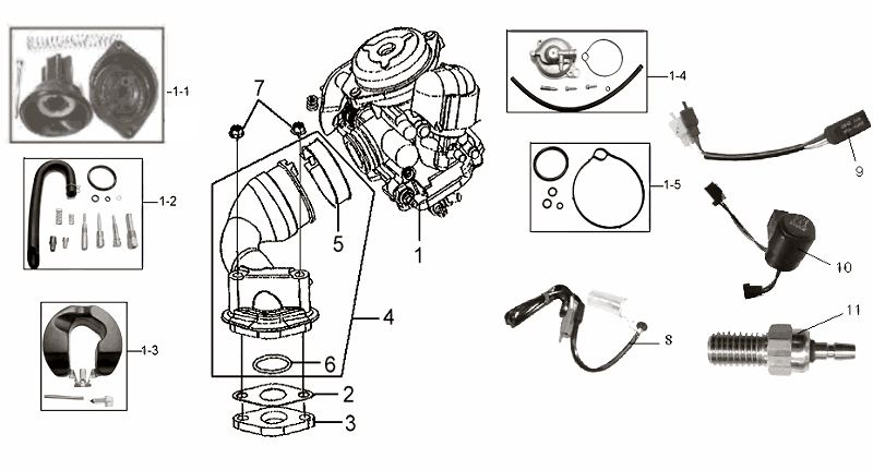 14.CARBURETOR ASSY