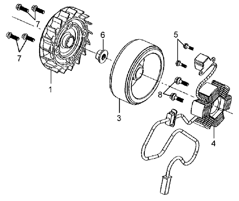 7.AC GENERATOR ASSY