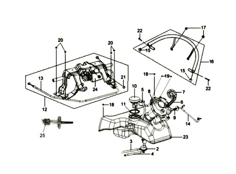 28.FUEL TANK-RR. GRIP