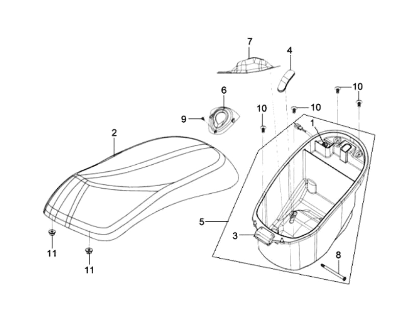 26.DOUBLE SEAT-LUGGAGE BOX