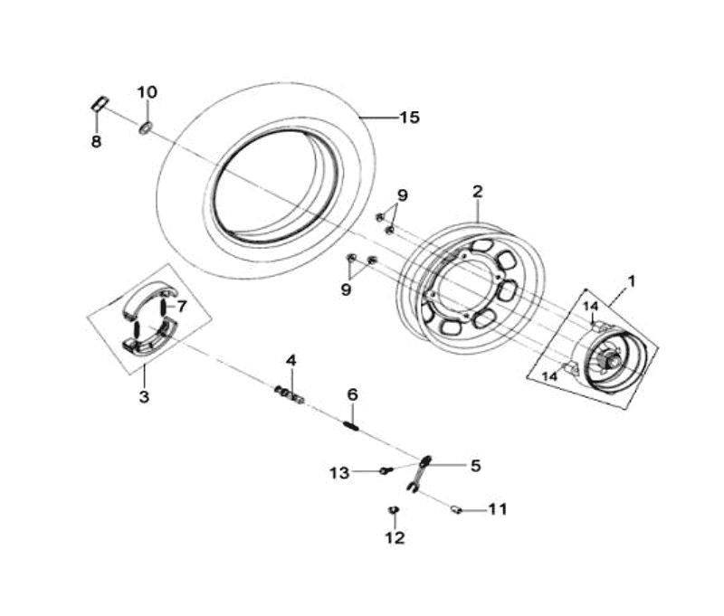 25.RR. WHEEL ASSY