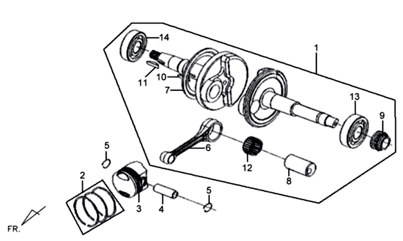 13.CRANK ASSY