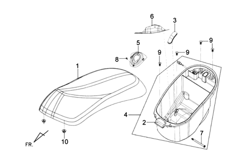 26.DOUBLE SEAT-LUGGAGE BOX