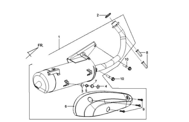 31.MUFFLER ASSY.