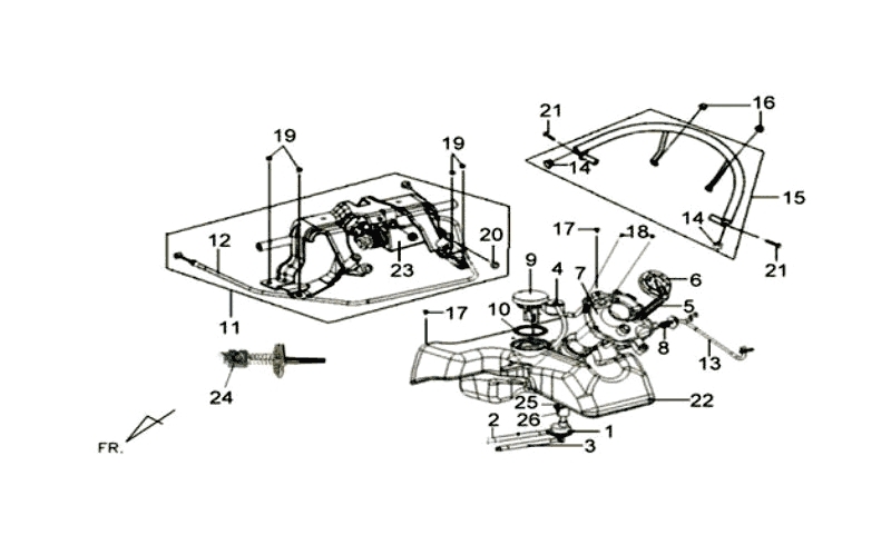 28.FUEL TANK-RR. GRIP