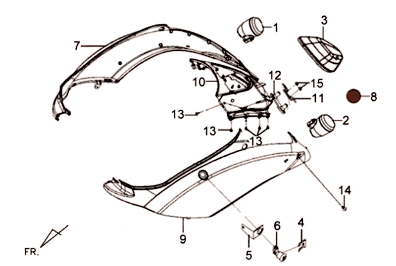 17.BODY COVER-TAIL LIGHT