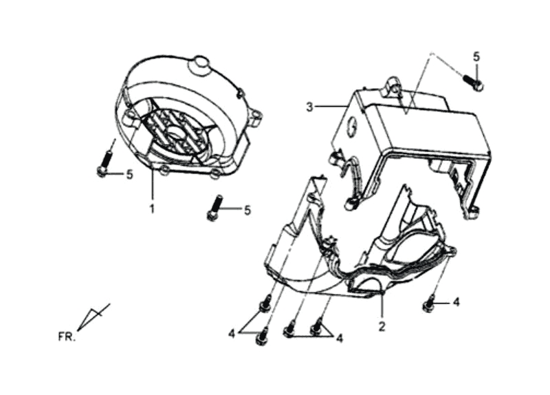 1.SHROUD ASSY