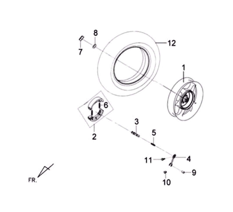25.RR. WHEEL ASSY